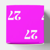 Ballotins Personnaliser avec la lettre blanche initiale Numé (Haut)