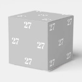 Ballotins Personnaliser avec le numéro blanc initial cadeau  (Arrière)