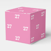 Ballotins Personnaliser avec le numéro blanc initial cadeau (Verso)