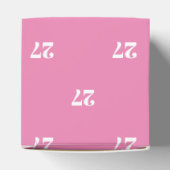 Ballotins Personnaliser avec le numéro blanc initial cadeau (Haut)