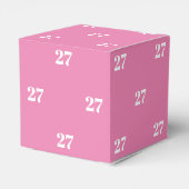 Ballotins Personnaliser avec le numéro blanc initial cadeau (Arrière)