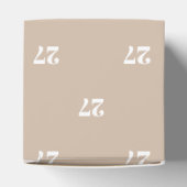 Ballotins Personnaliser avec lettre blanche initiale Numéro  (Haut)