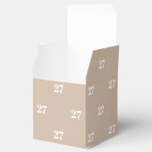 Ballotins Personnaliser avec lettre blanche initiale Numéro  (Ouvert)