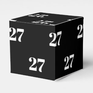 Ballotins Personnaliser avec lettre blanche initiale Numéro