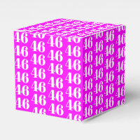 Personnaliser avec nombre, monogramme magenta init