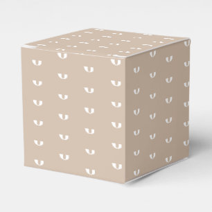 Ballotins Personnaliser avec numéro, cadeau initial beige ta