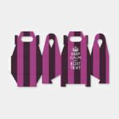 Ballotins Personnalized KEEP CALM and Your Text on Pink (Déplié)