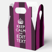 Ballotins Personnalized KEEP CALM and Your Text on Pink (Ouvert)