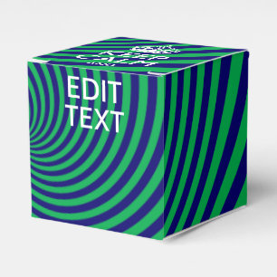 Ballotins Personnalized Keep Calm Blue and Green with a Twis
