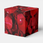 Ballotins pétales de rose rouge horizontal (Arrière)