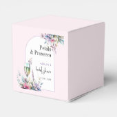 Ballotins Pétales & Prosecco Arche Fleurie pour une Baby Sho (Arrière)