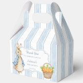 Ballotins Peter lapin rayures bleues poussiéreuses baby show (Recto)