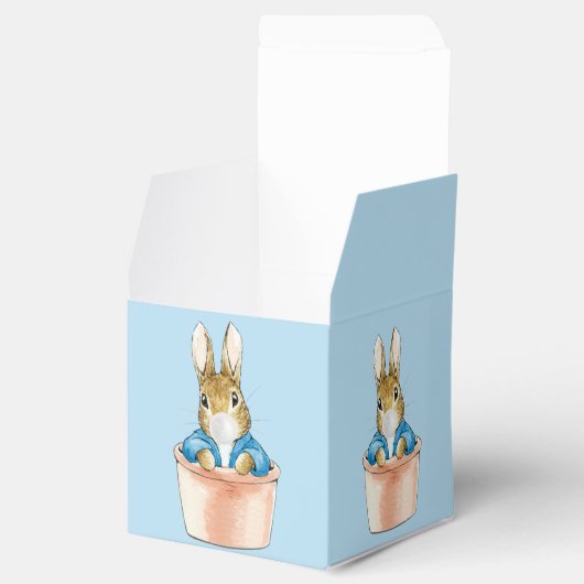 Ballotins Peter le lapin en pot blanc Bubble gomme (Ouvert)