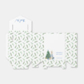 Ballotins Peter Rabbit Baby shower de Noël Merci (Déplié)