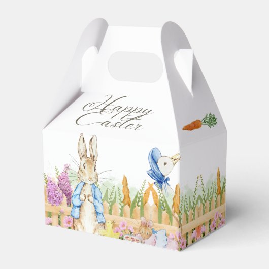 Ballotins Peter Rabbit Fête de Pâques Boîte de Faveur (Arrière)