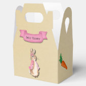 Ballotins Peter Rabbit Flopsy rose fille Baby shower (Ouvert)