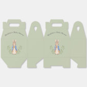 Ballotins Peter Rabbit Sage Green Baby shower Vintage (Déplié)