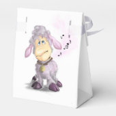 Ballotins Petit agneau avec Bell - Ajouter votre texte / nom (Arrière)