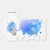 Ballotins Petit Agneau Bleu Hydrangée Bleu doux (Déplié)