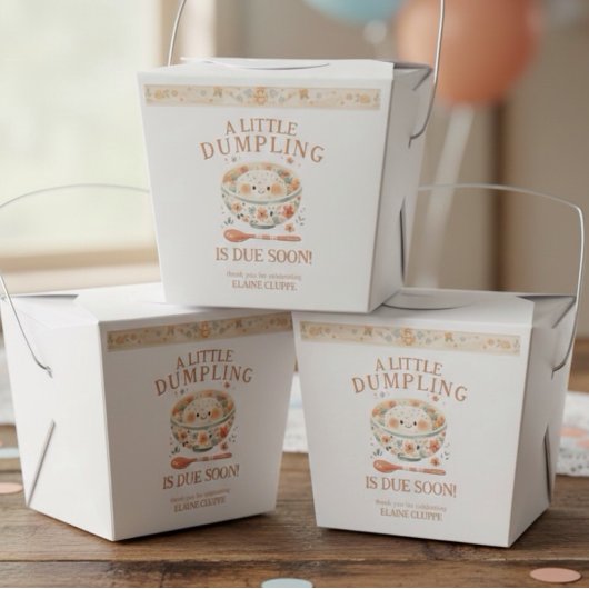 Ballotins Petit Baby shower Bao Bun Dumpling