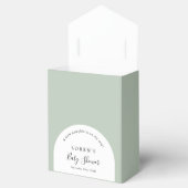 Ballotins Petit Baby shower Citrouille verdoyant (Ouvert)