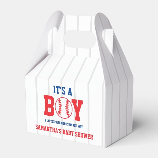 Ballotins Petit Baby shower De Baseball Slugger (Verso)