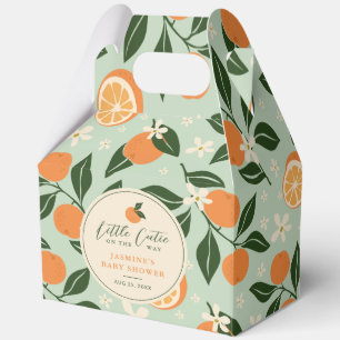 Ballotins Petit Baby shower de Citrus orange Cutie