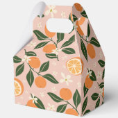 Ballotins Petit Baby shower de Citrus orange Cutie (Verso)