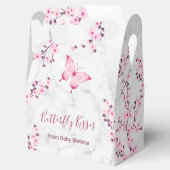 Ballotins Petit Baby shower de fleurs de cerisier papillon (Ouvert)