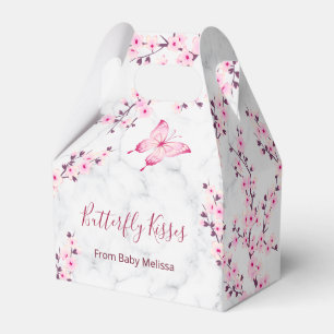 Ballotins Petit Baby shower de fleurs de cerisier papillon