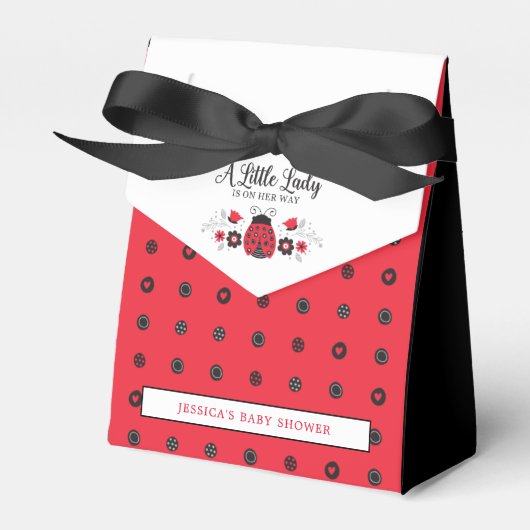 Ballotins Petit Baby shower de Ladybug (Verso)