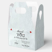 Ballotins Petit Baby shower doux simple Merci doux (Ouvert)