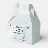 Ballotins Petit Baby shower doux simple Merci doux (Verso)