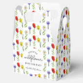 Ballotins Petit Baby shower Fleur sauvage (Ouvert)