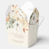 Ballotins Petit Baby shower Floral Citrouille (Ouvert)