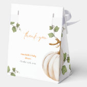 Ballotins Petit Baby shower Merci Citrouille (Verso)