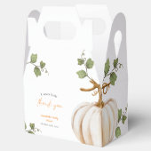 Ballotins Petit Baby shower Merci Citrouille (Ouvert)