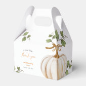 Ballotins Petit Baby shower Merci Citrouille (Verso)