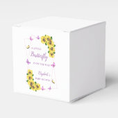 Ballotins Petit Baby shower papillon (Verso)