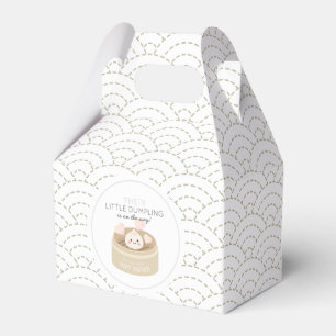 Ballotins Petit Ballotin de Baby shower blanc en dumping