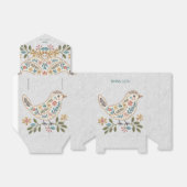 Ballotins Petit Ballotin floral coloré d'oiseaux (Déplié)