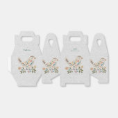 Ballotins Petit Ballotin floral coloré d'oiseaux (Déplié)