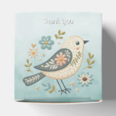 Ballotins Petit Ballotin Floral d'oiseaux verts (Haut)