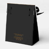 Ballotins Petit Ballotin noir avec logo Parties scintillant  (Arrière)