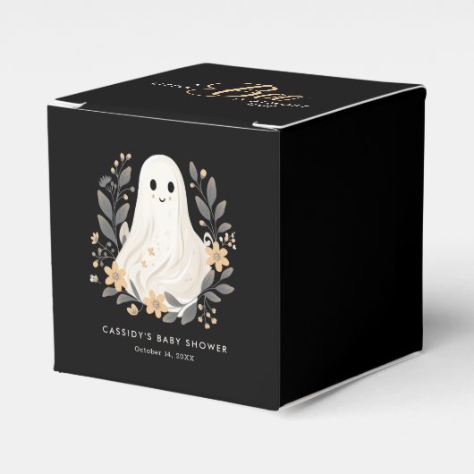 Ballotins Petit Boho Ghost Baby shower d'Halloween (Verso)