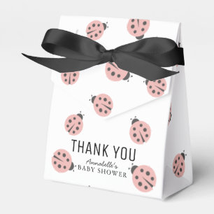Ballotins Petit Cadeau d'Amour Ladybug Rose Fête de Naissanc