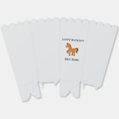 Ballotins Petit cheval mignon nom personnalisé anniversaire (Déplié)