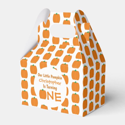 Ballotins Petit Citrouille 1er anniversaire (Verso)