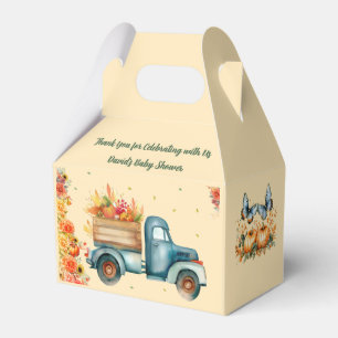 Ballotins Petit Citrouille Camion Floral Vintage BabyBoy Dou