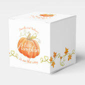 Ballotins Petit citrouille en chemin baby shower (Verso)